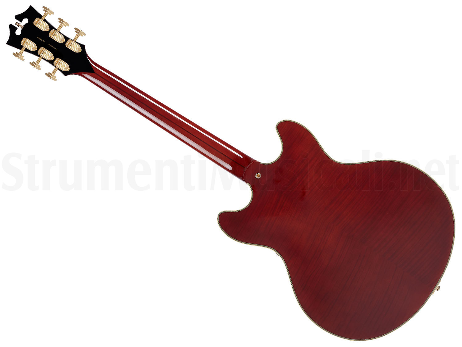 D'Angelico Excel DC Chitarra Semi-Hollow Trans Cherry
