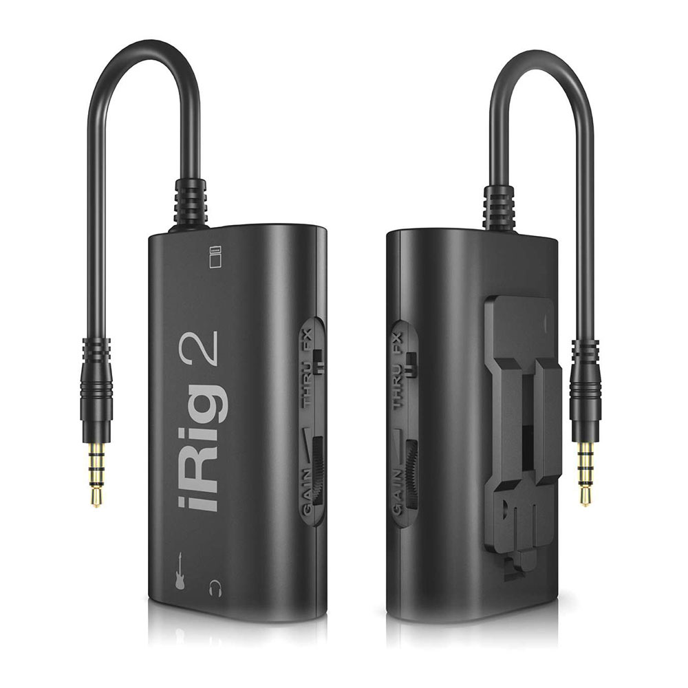 IK Multimedia iRig 2 interfaccia chitarra iPhone gain