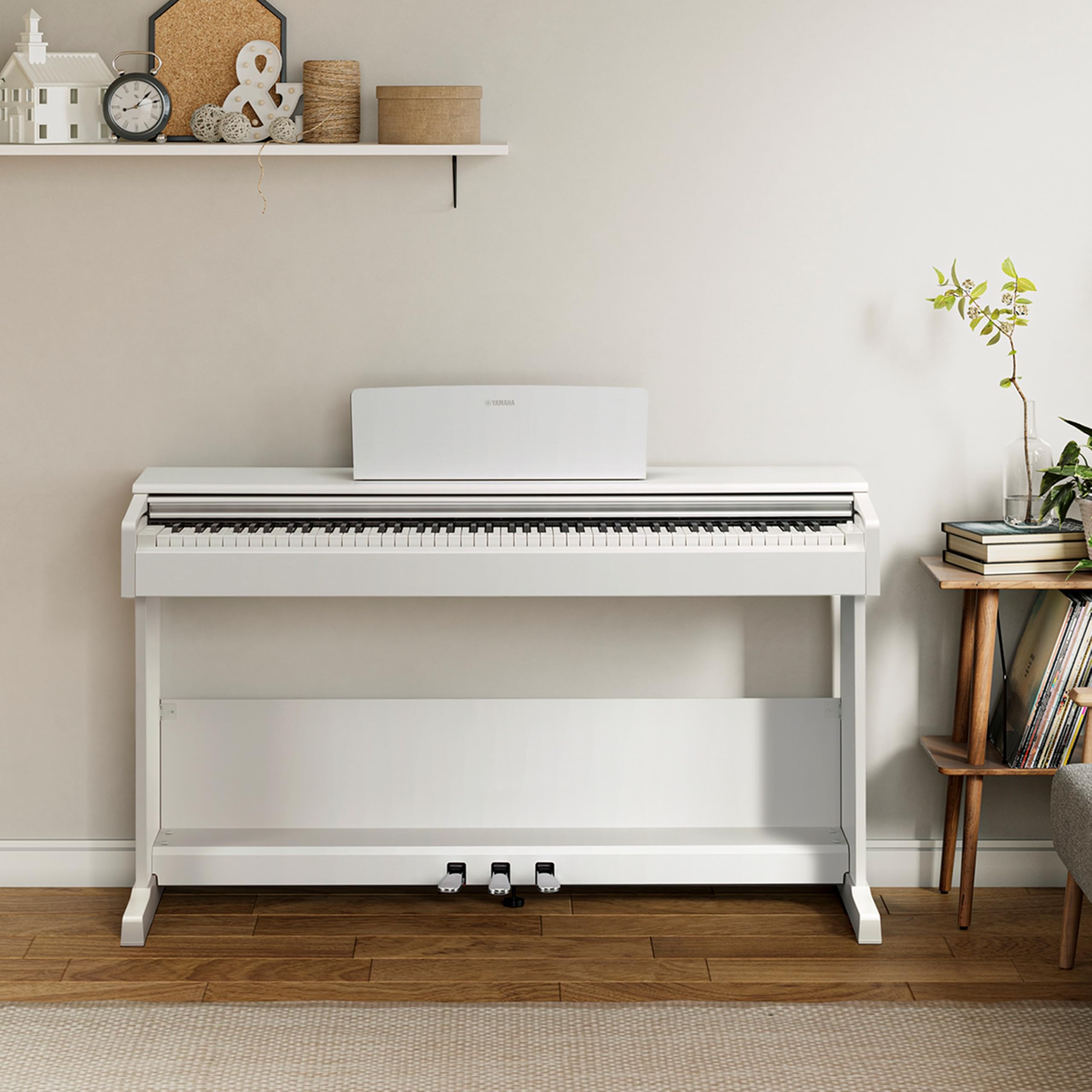 Yamaha Arius YDP-105WH pianoforte digitale bianco 88 tasti