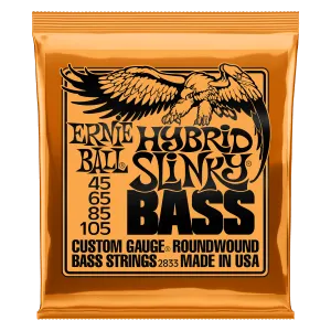 Ernie Ball Hybrid Slinky 45-105 Corde Basso Elettrico Nickel