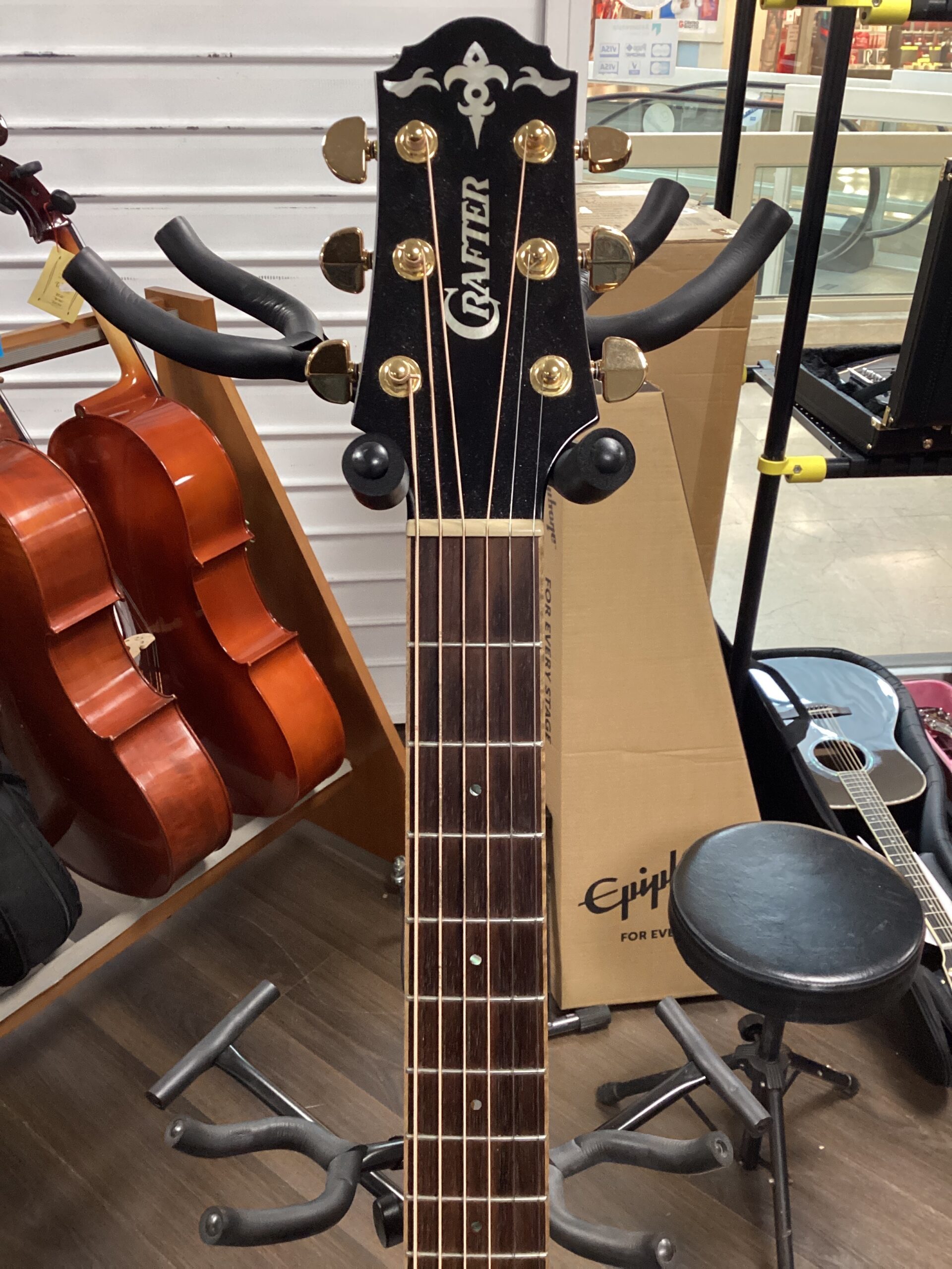 Crafter GLXE 3000/RS chitarra acustica usata elettrificata