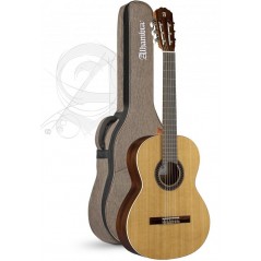 Alhambra 2C Chitarra Classica con Custodia Tavola Massiccia