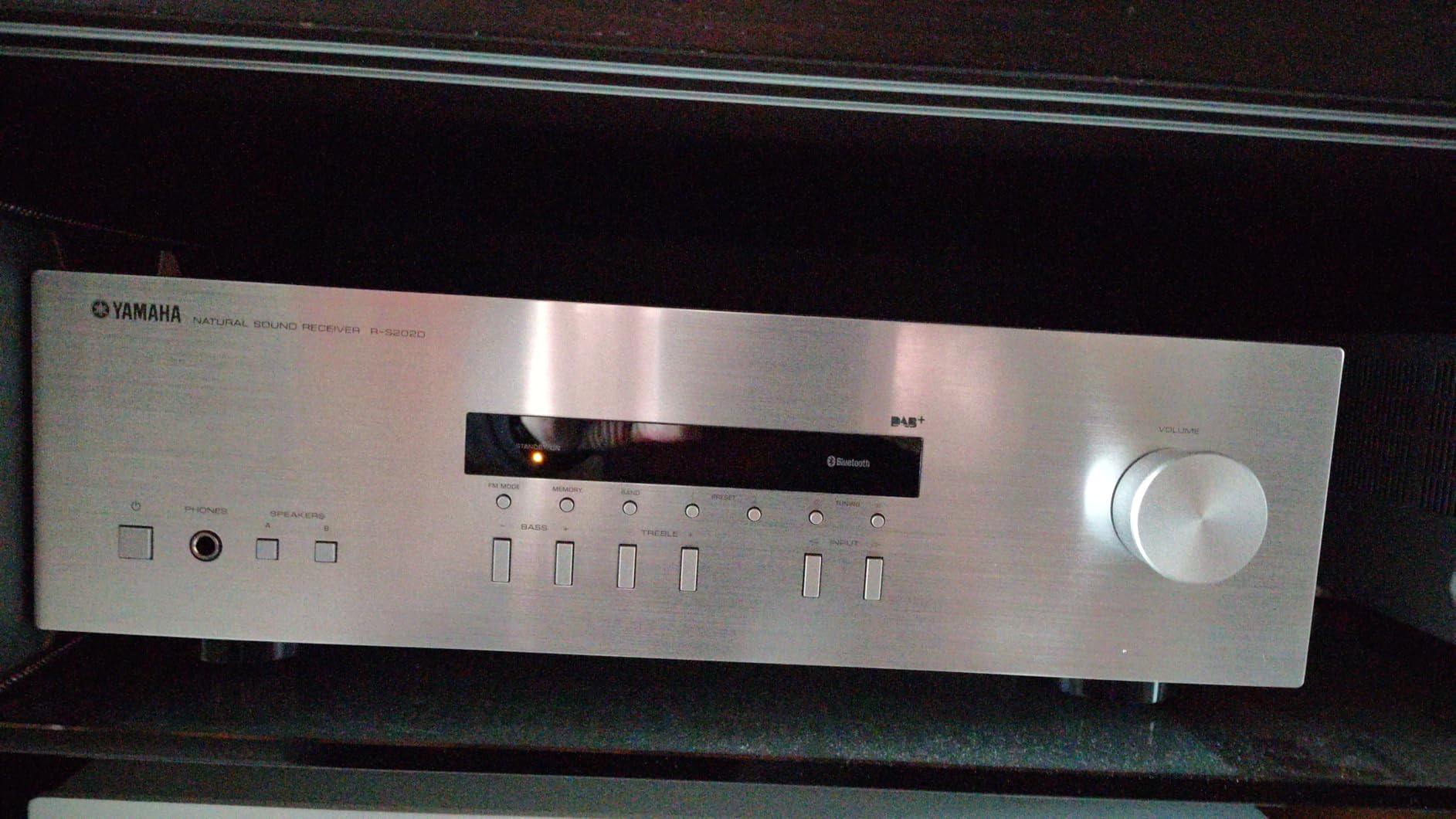 Yamaha R-S202D Sintoamplificatore Argento Bluetooth DAB