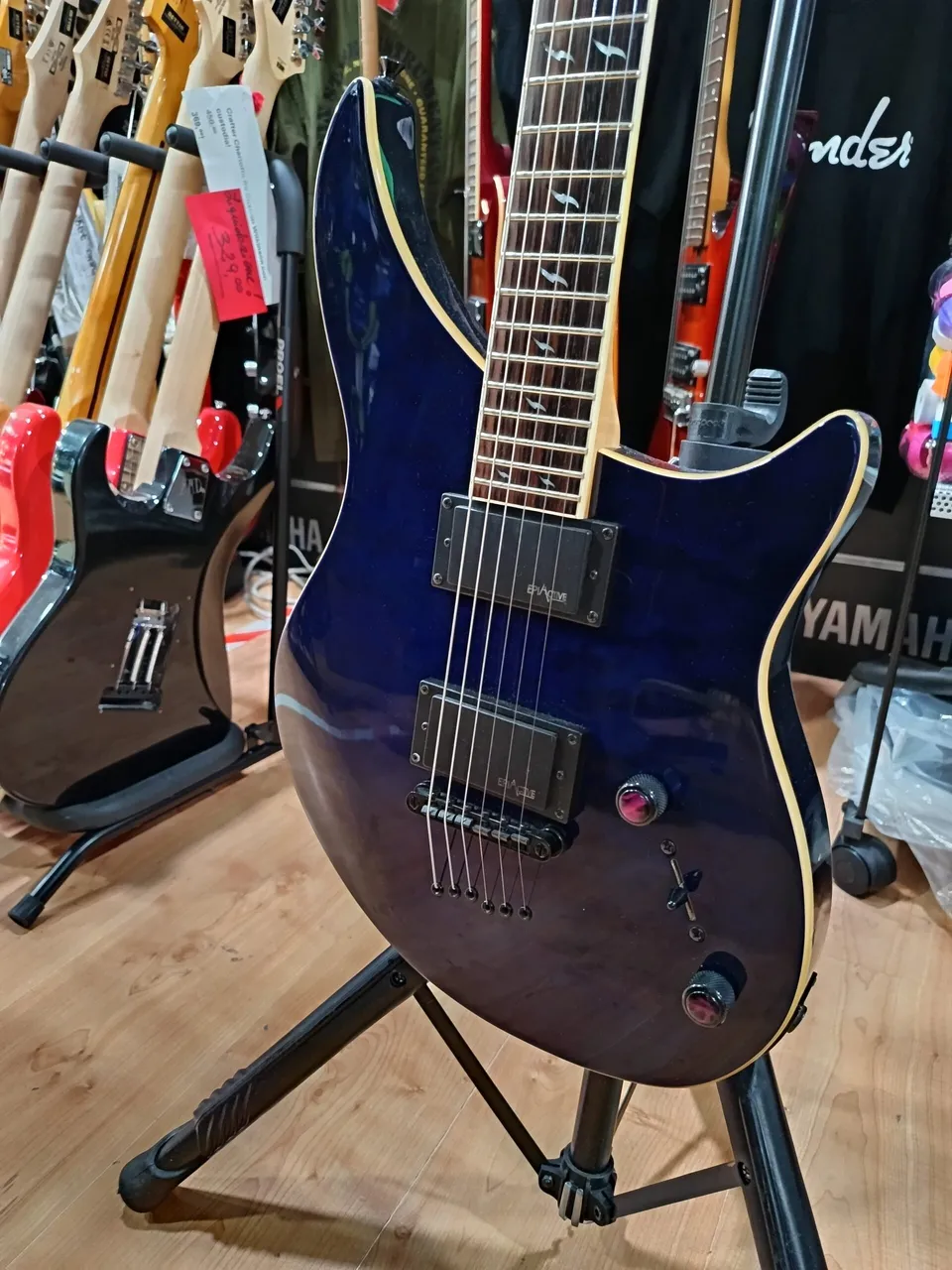 Epiphone EM 2 Custom Prophecy chitarra elettrica blu usato