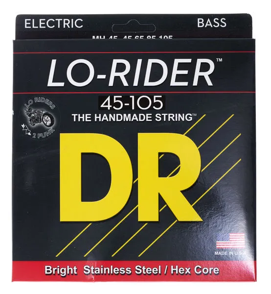 DR Lo-Rider 45-105 corde basso elettrico 4 corde