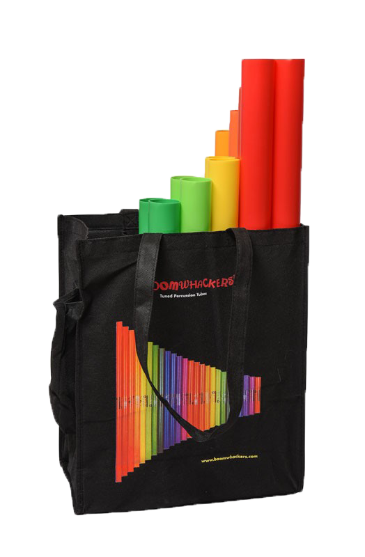 Boomwhackers Move and Play BWMP kit tubi sonori 25 pezzi