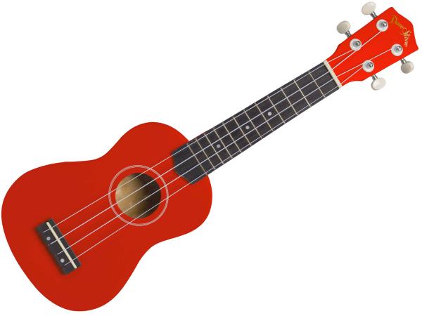 Darestone UKSRD Ukulele Soprano Rosso con Borsa