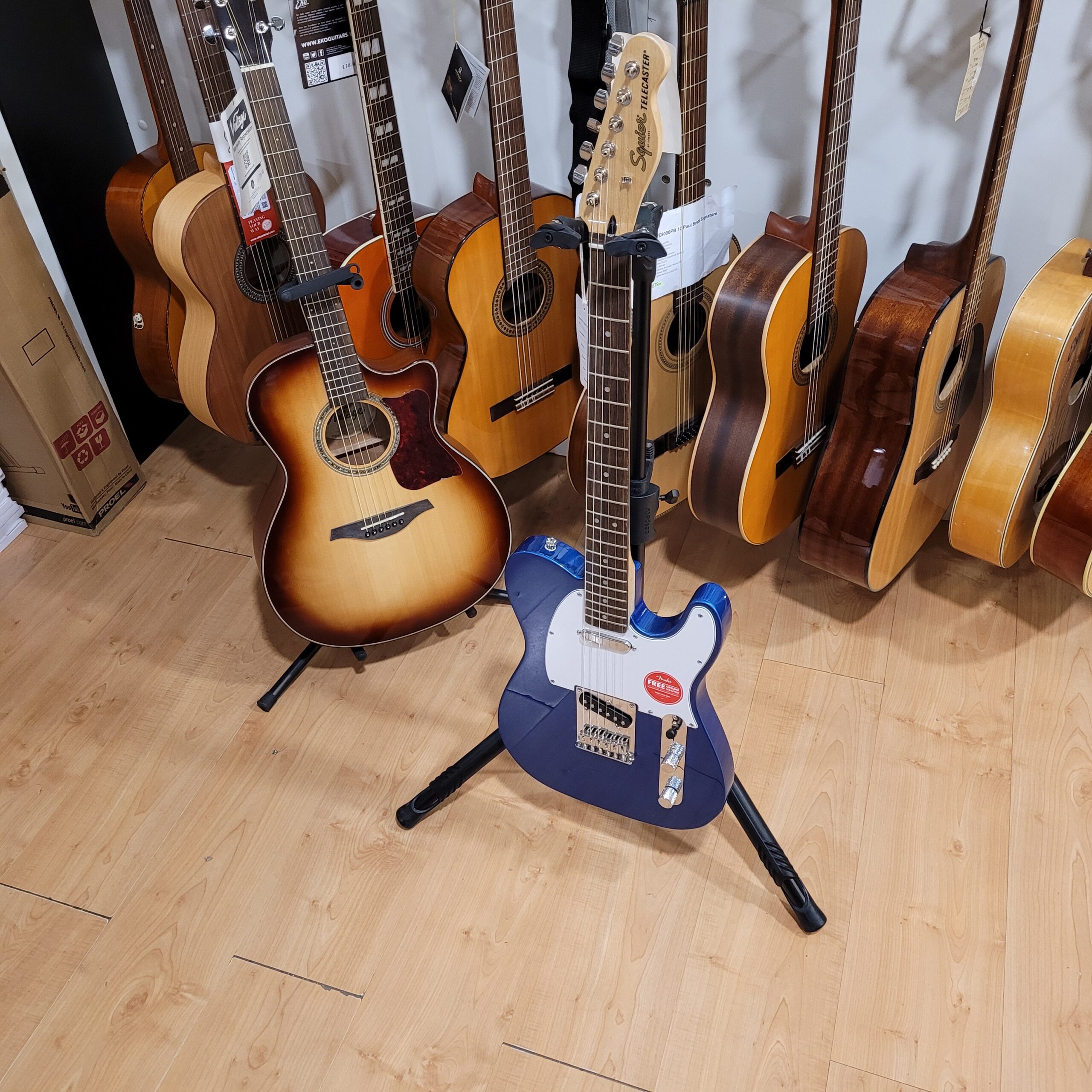 Squier Affinity Telecaster Chitarra Elettrica Lake Placid Blue