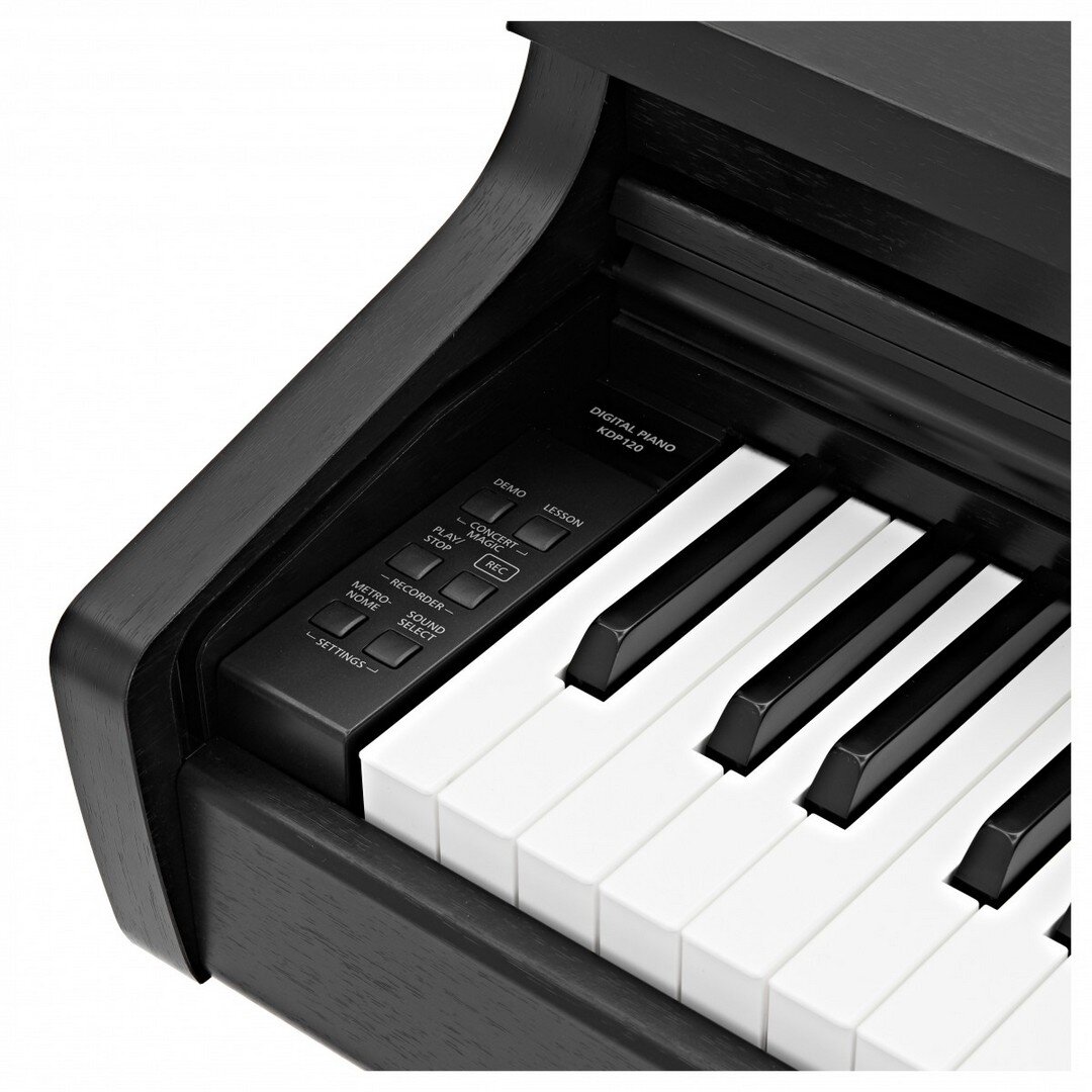 Kawai KDP120 Black pianoforte digitale 88 tasti pesati Nero