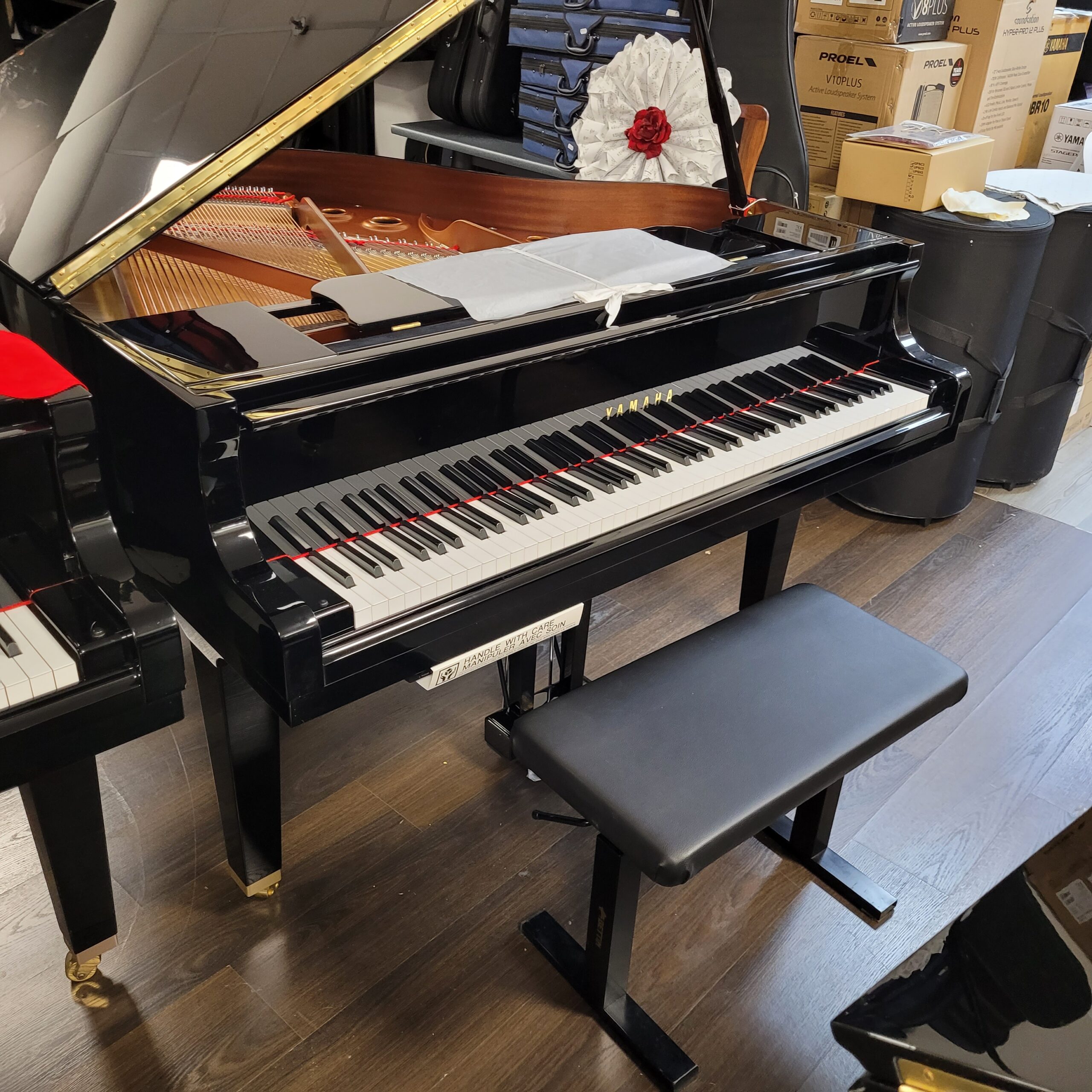 Yamaha GB1K SC3 Pianoforte a Coda Silent Nero Lucido