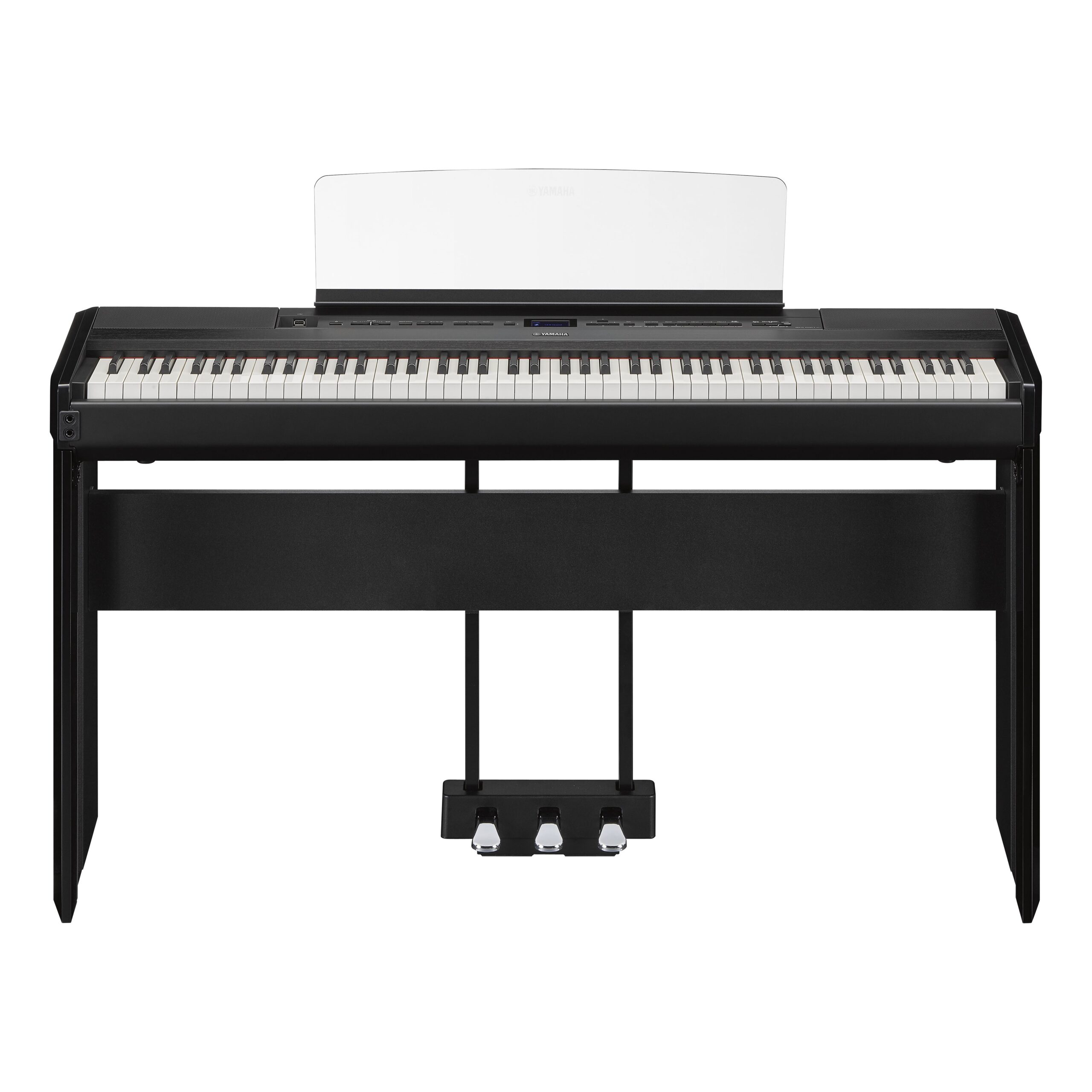 Yamaha P-525 pianoforte digitale nero 88 tasti bundle