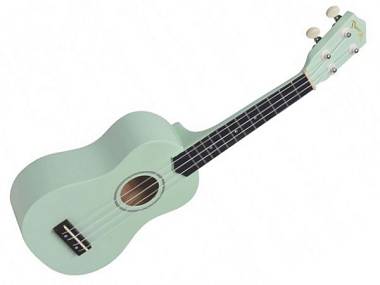Darestone ukulele soprano verde-naturale con borsa