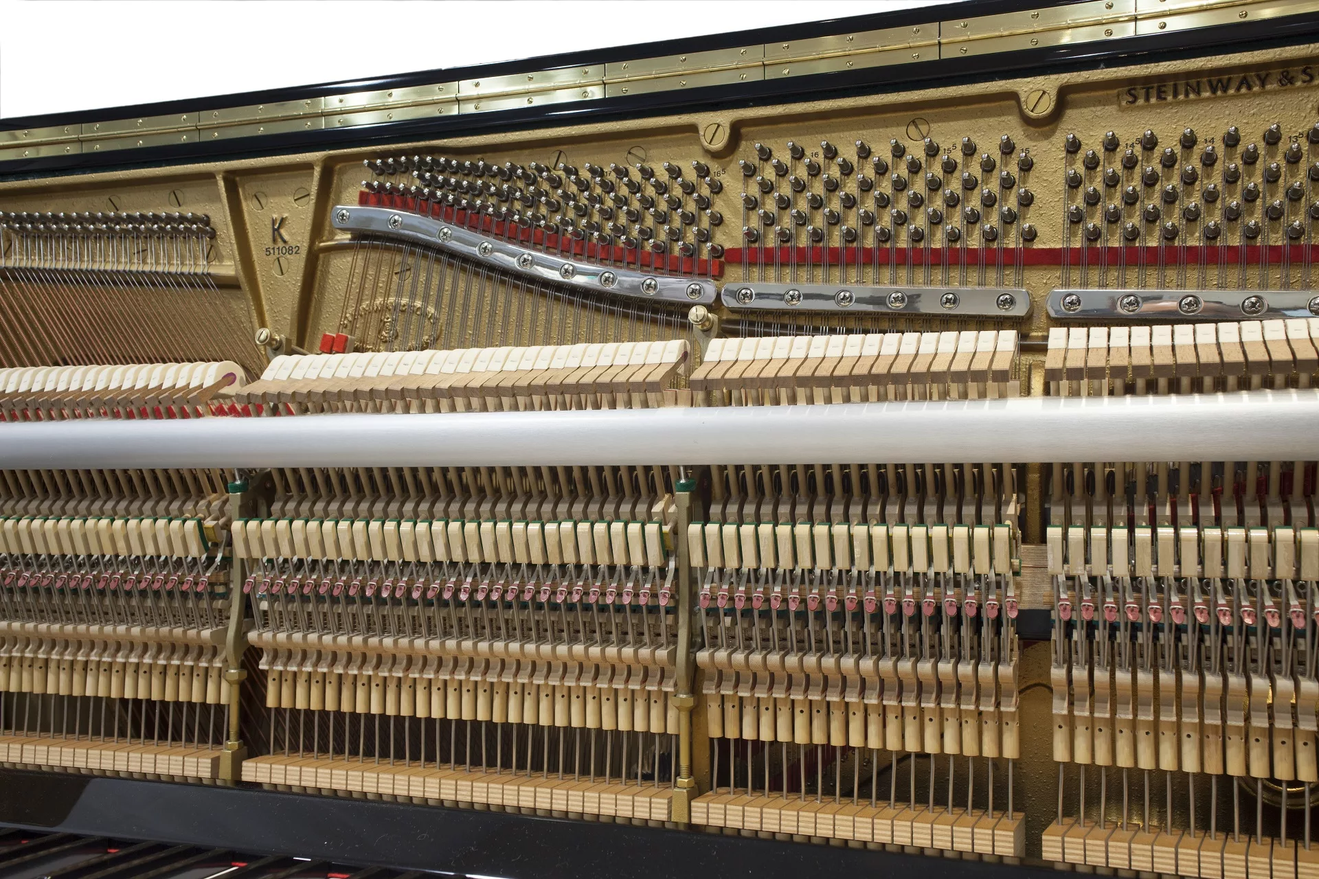 Steinway K 132 pianoforte verticale usato 132 cm