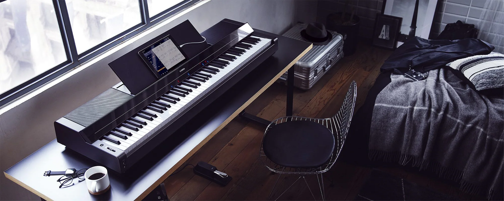 Yamaha P-S500 pianoforte digitale 88 tasti con Stream Lights
