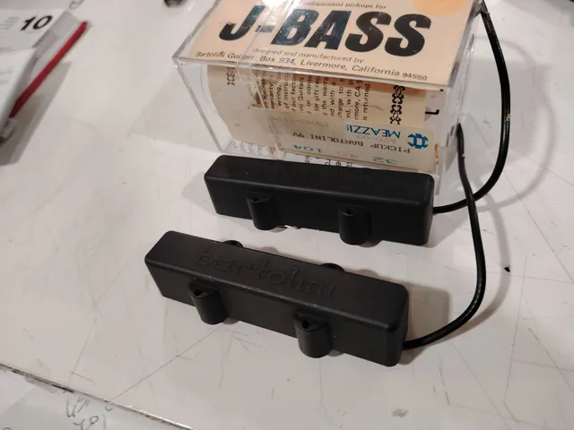 Bartolini 9V coppia pickup vintage per basso