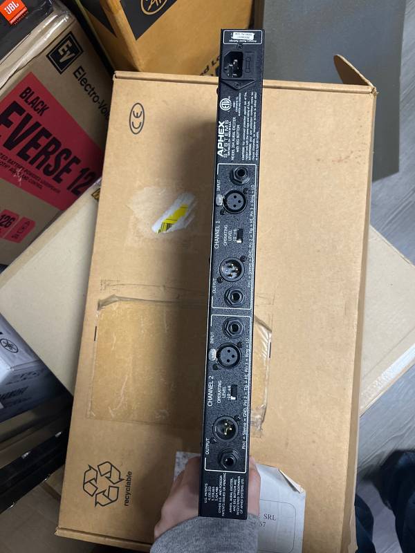 Aphex 204 processore audio usato rack 1U Big Bottom