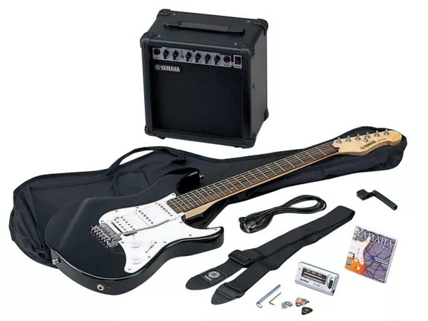Yamaha EG112 Kit Chitarra Elettrica Nera con Amplificatore