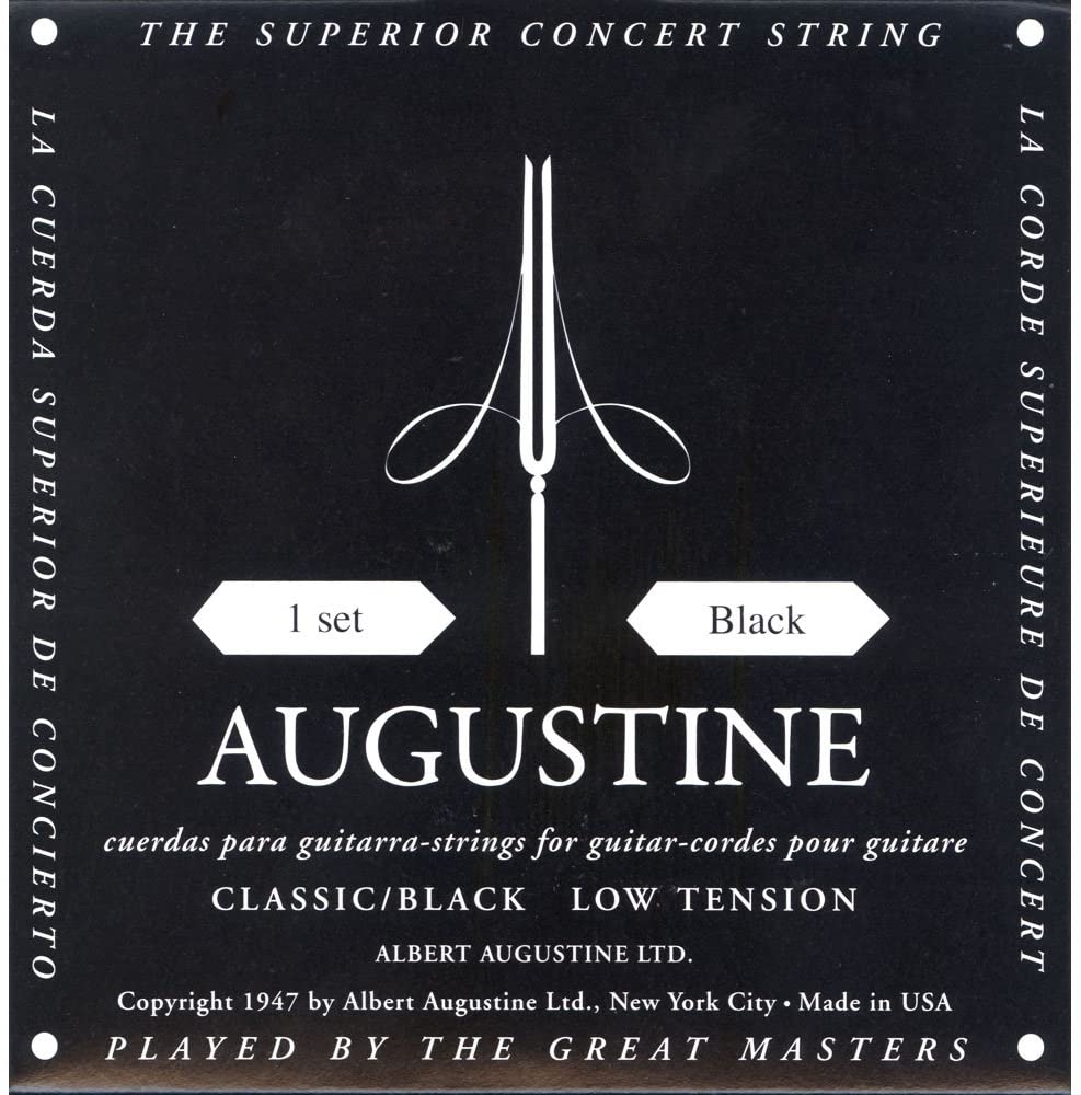 Augustine Nere corde chitarra classica bassa tensione