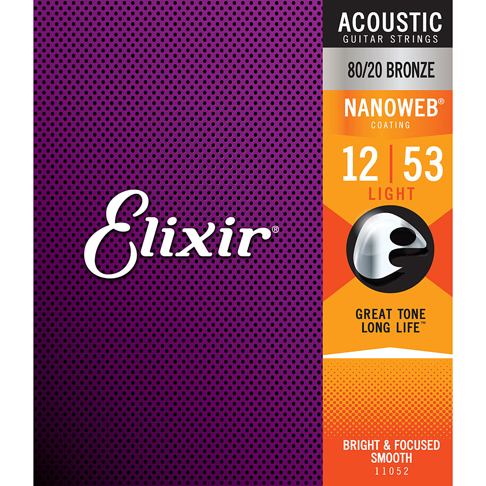 Elixir 11052 corde chitarra acustica Bronze 12-53