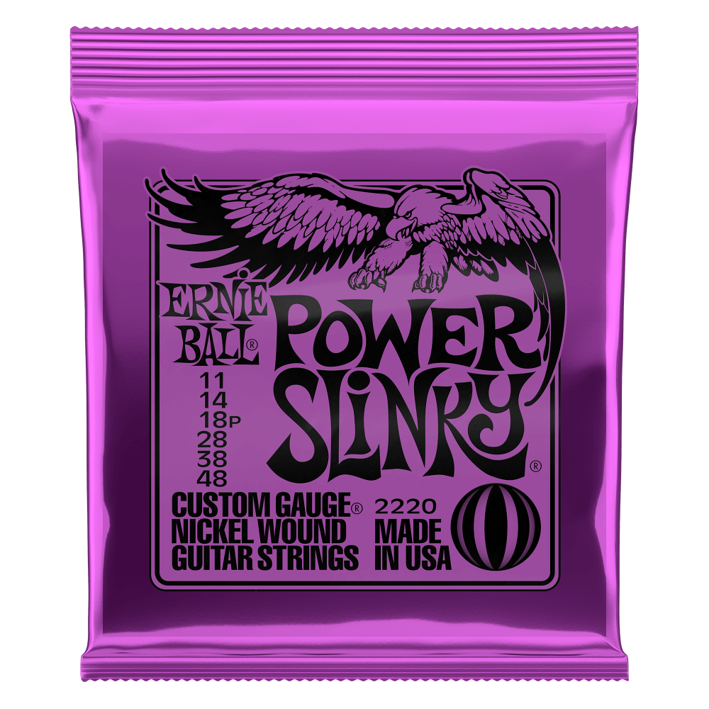 Ernie Ball 2220 Power Slinky Corde Chitarra 11-48