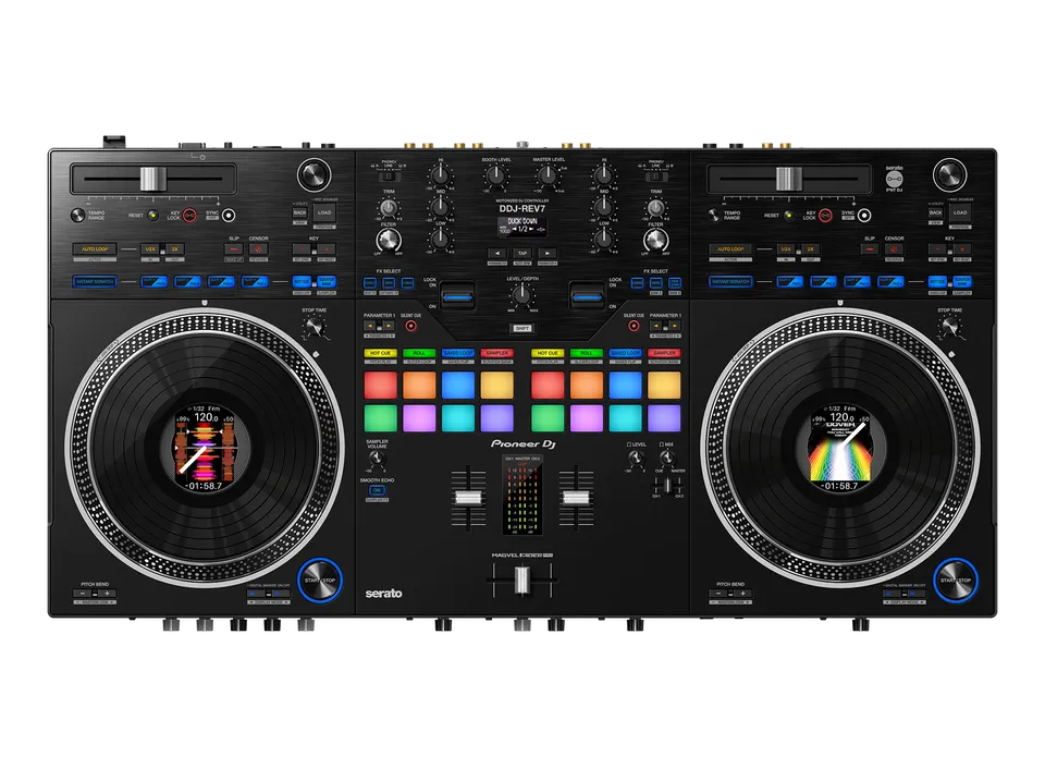 Pioneer DDJ-REV7 controller DJ jog motorizzate 2 deck