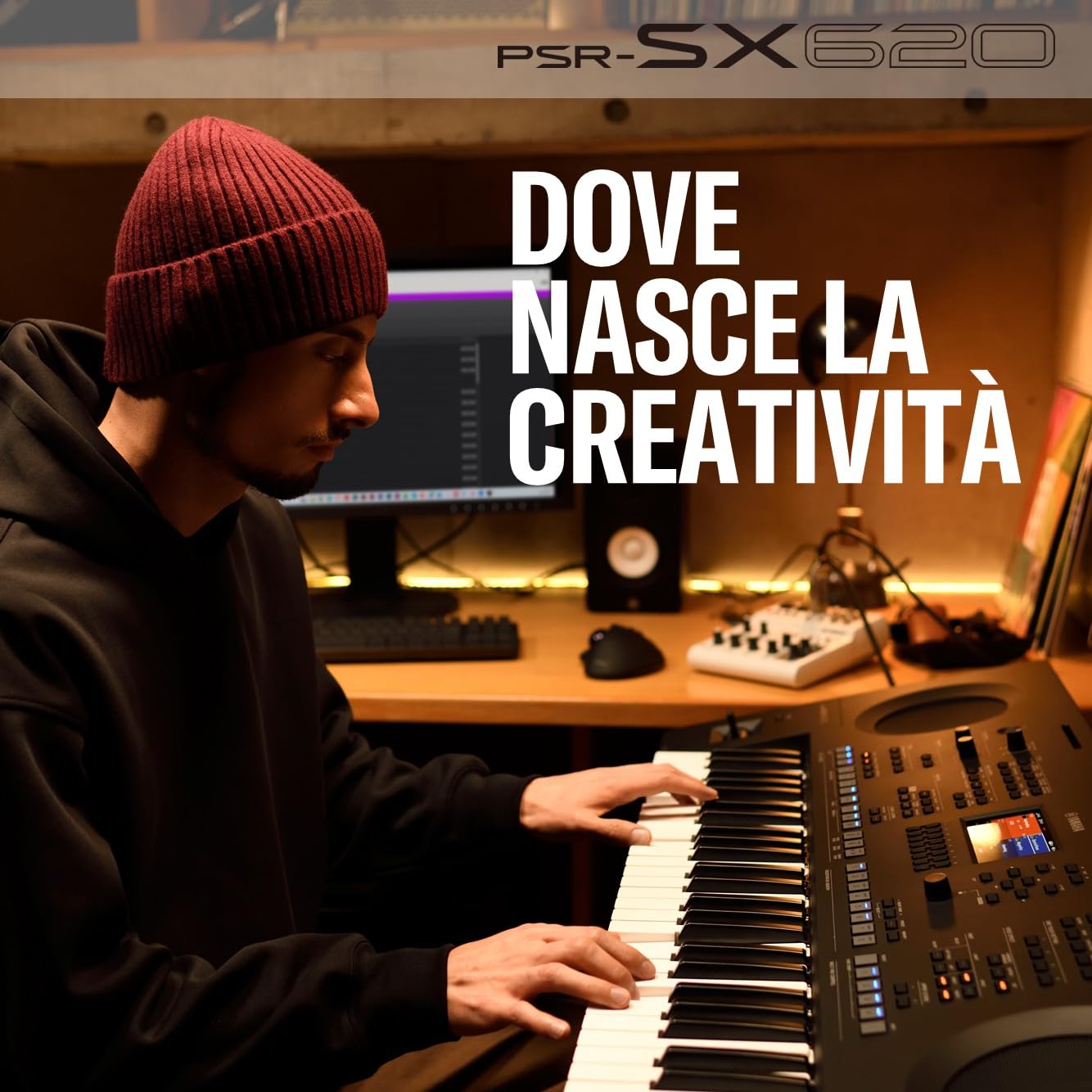 Yamaha PSR-SX620 tastiera arranger digitale nera 1000 suoni