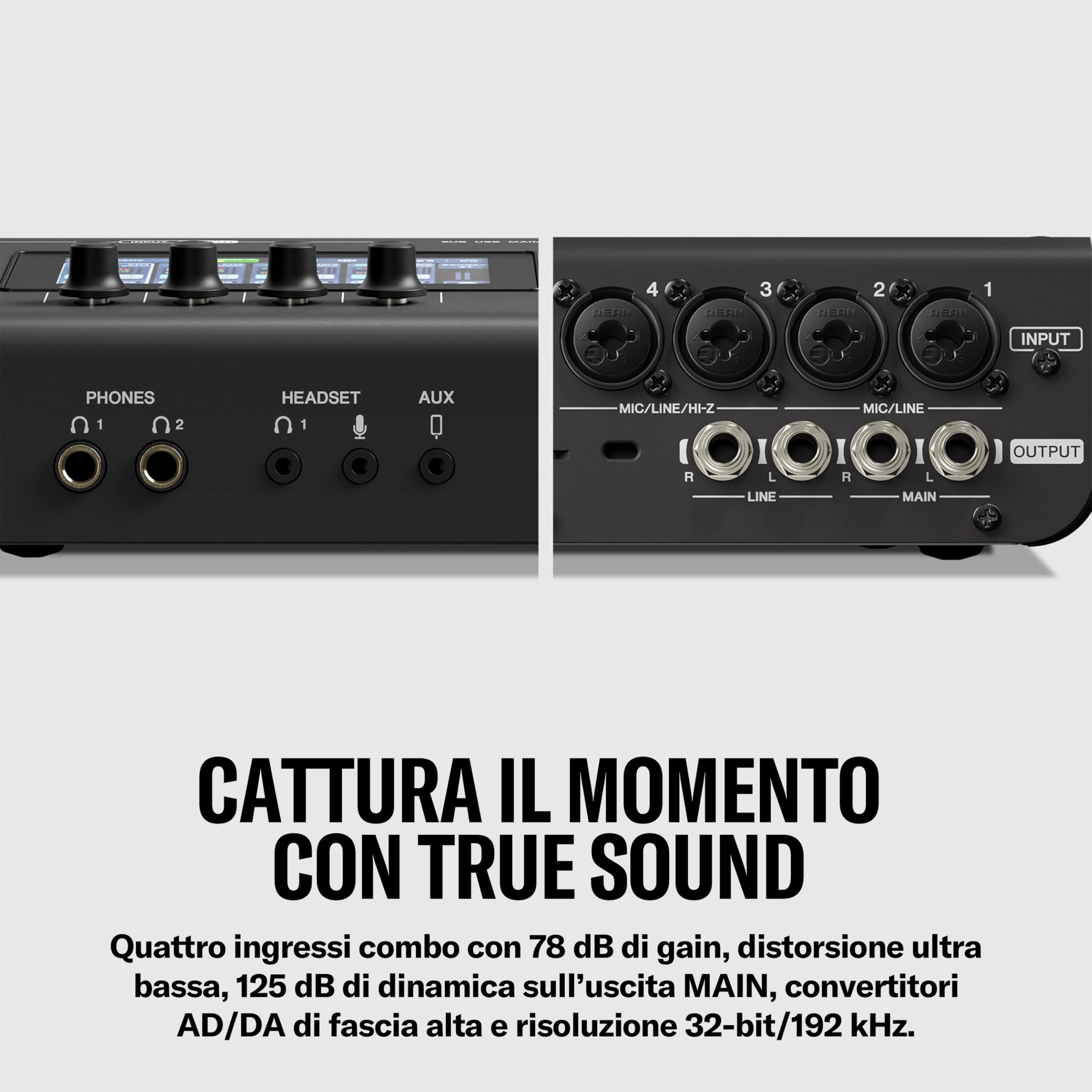 Yamaha URX44 Interfaccia Audio USB-C Bianca 32bit 6in/4out