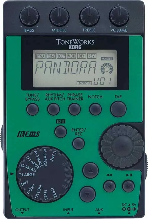 Korg Pandora PX4A multieffetto chitarra acustica portatile
