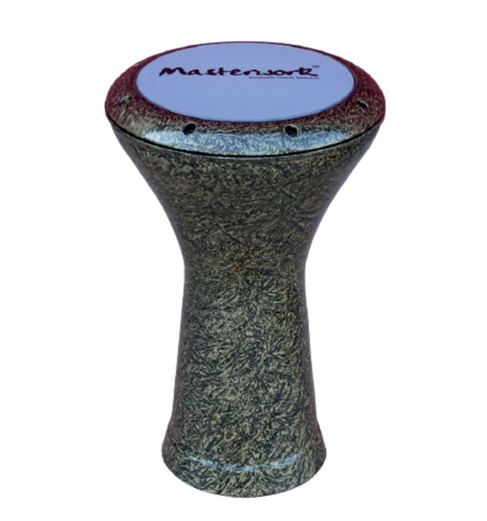 Masterwork Darbuka Martellata Verde Percussioni Alluminio