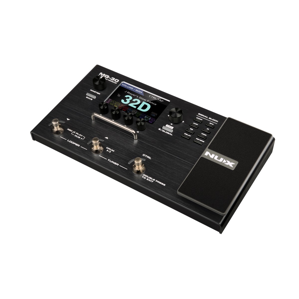 NUX MG-30 pedaliera chitarra basso con looper e drum