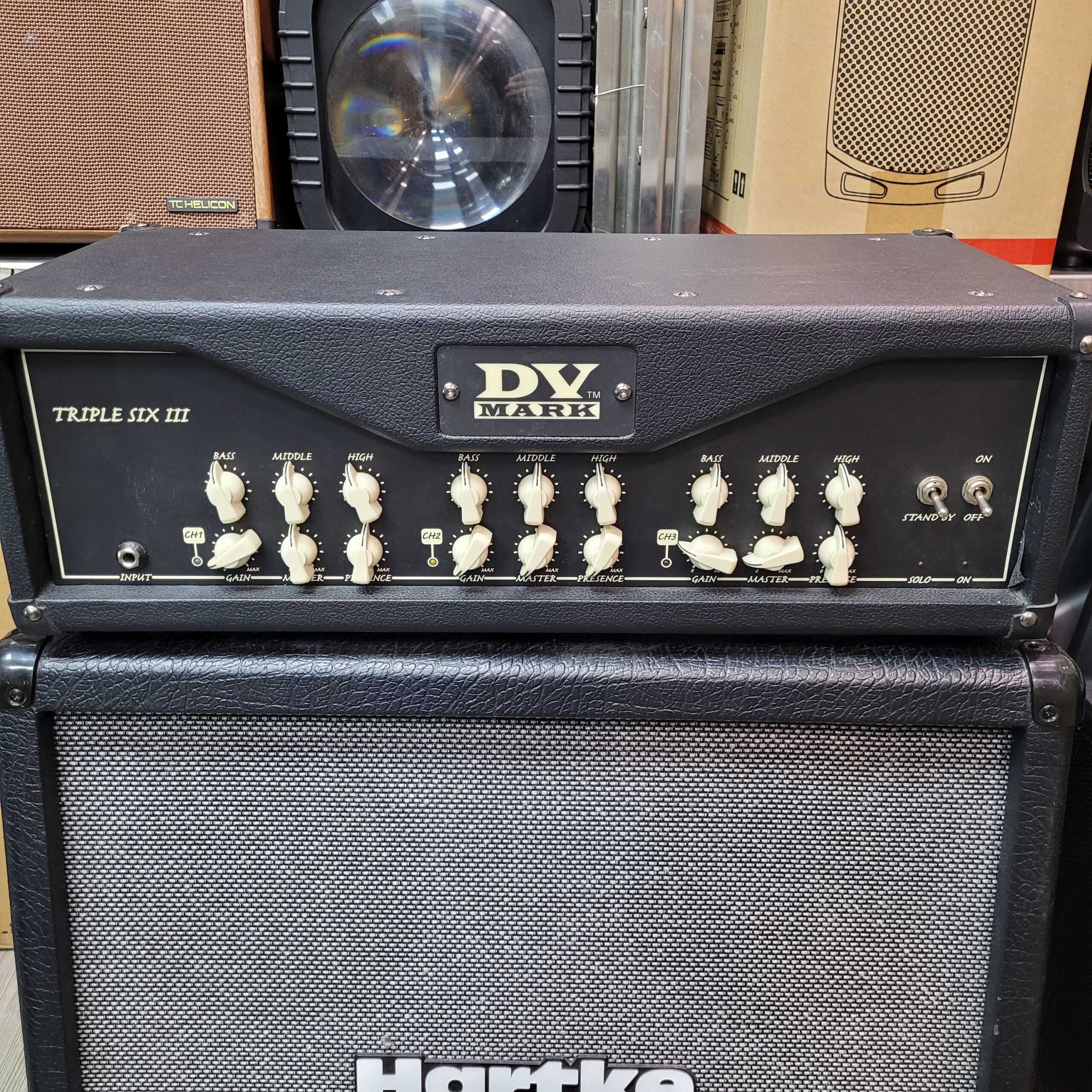 DV Mark Triple Six III Testata chitarra 120W usata