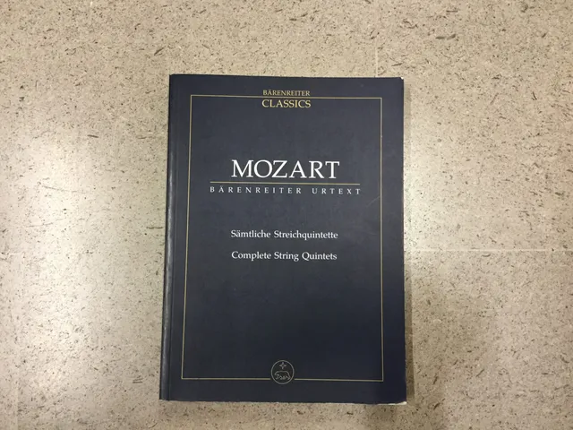 Mozart Complete String Quintets spartito quintetti archi
