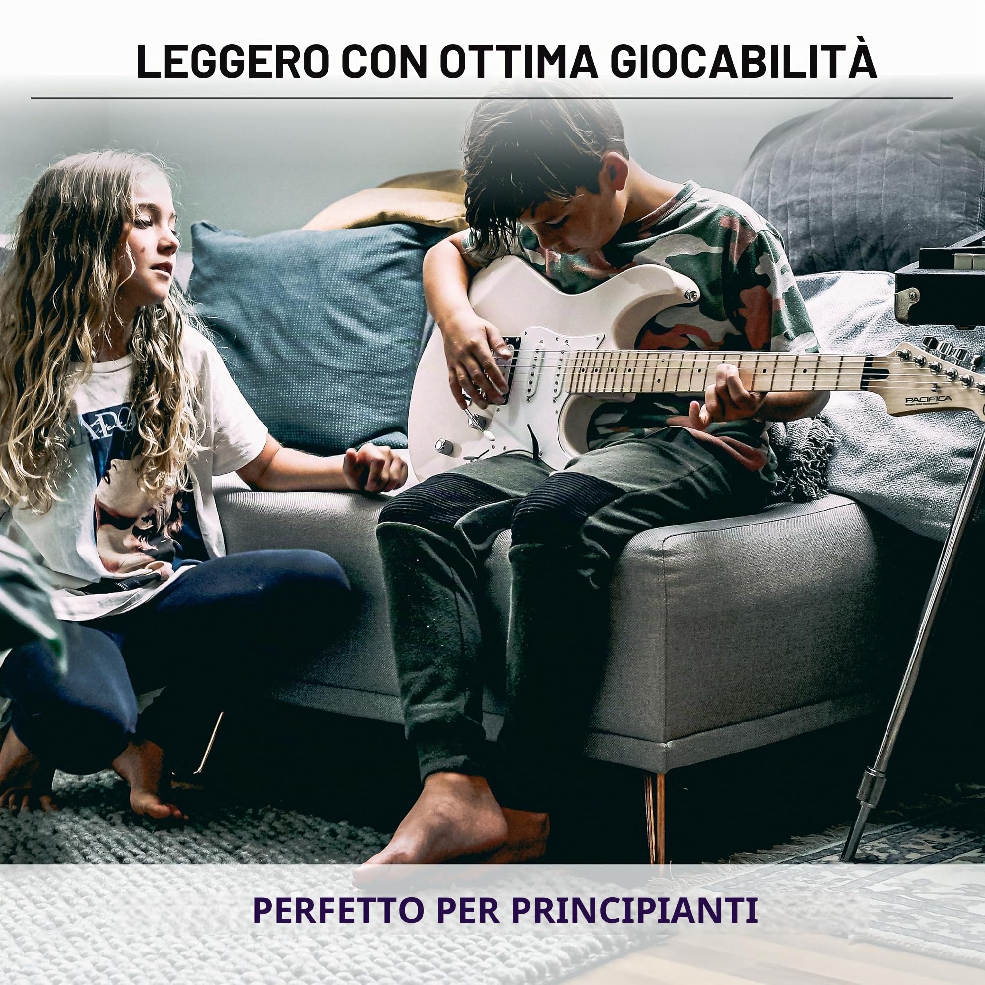 Yamaha Pacifica 112V chitarra elettrica bianco vintage