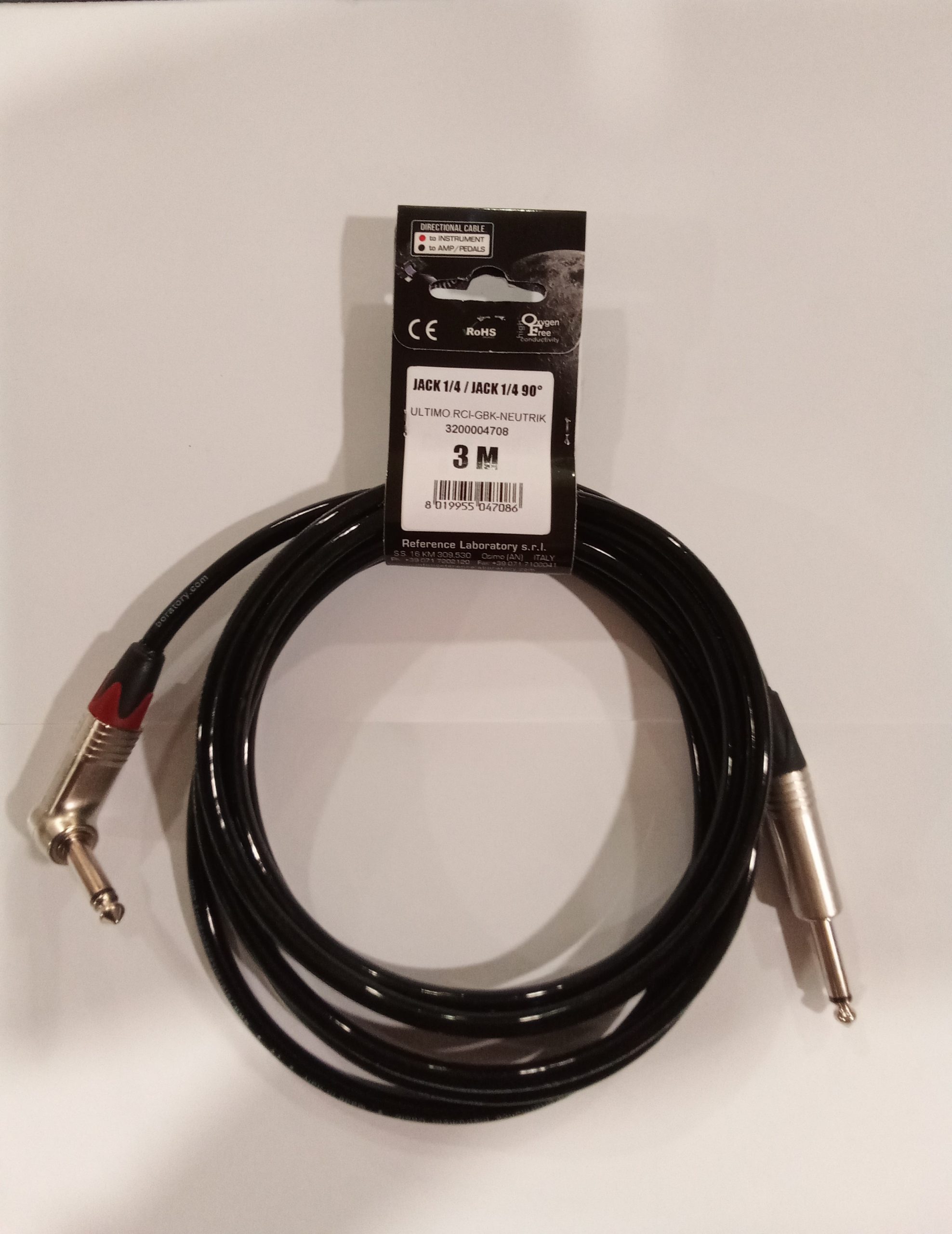 Reference Ultimo Cavo JJr cavo jack 3 m Neutrik