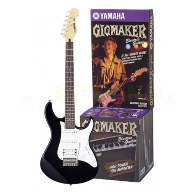 Yamaha EG112 Kit Chitarra Elettrica Nera con Amplificatore