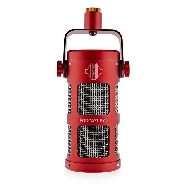 Sontronics Podcast Pro microfono dinamico rosso