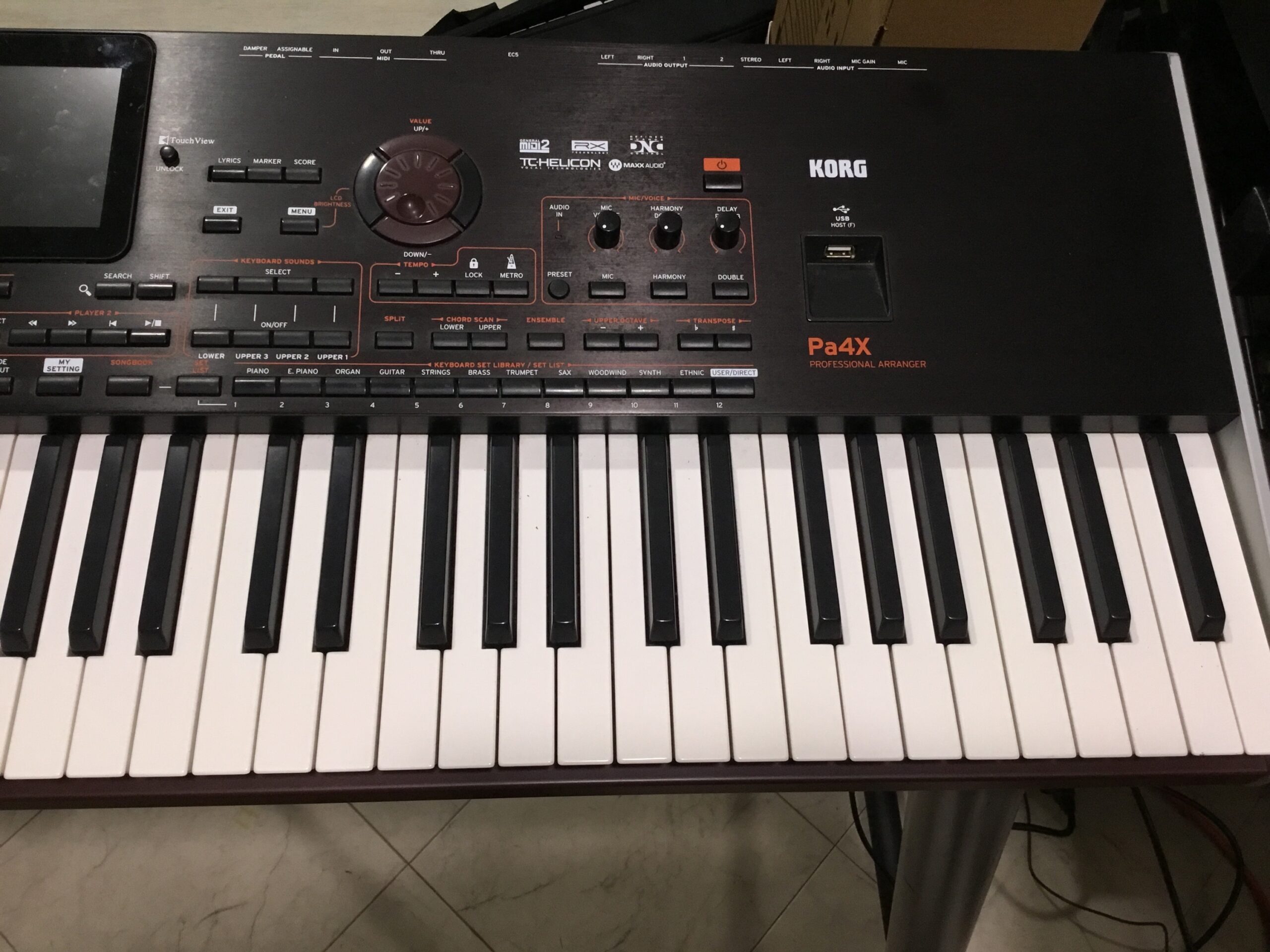 Korg Pa4X Tastiera Arranger Workstation Usato