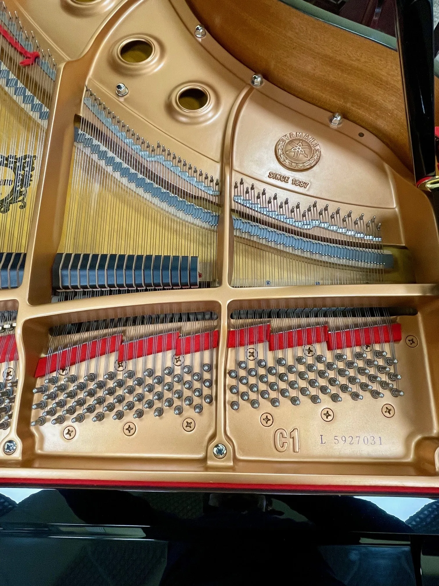 Yamaha C1 pianoforte a coda usato 161 cm Giappone