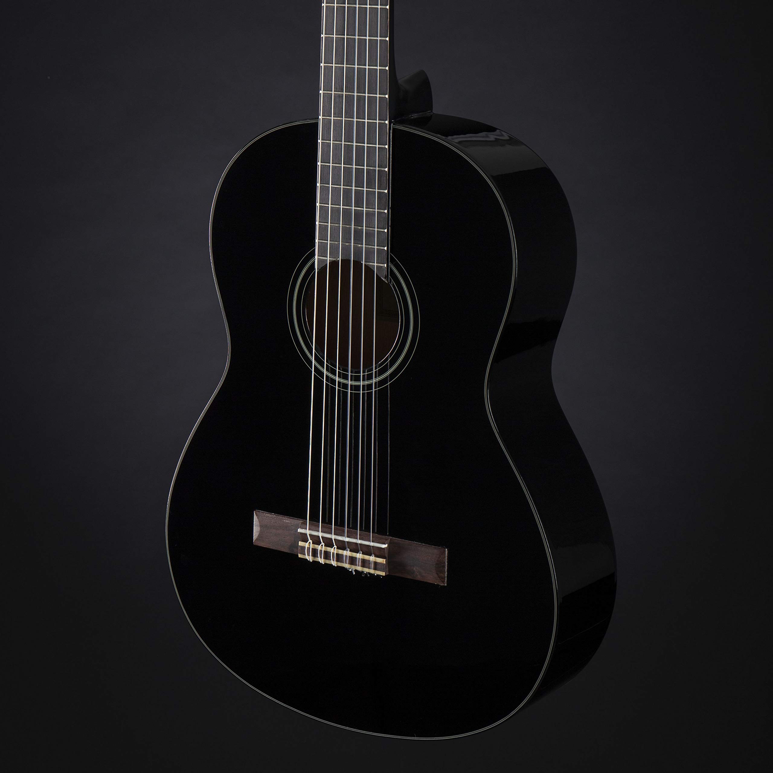Yamaha C40BLII Chitarra Classica 4/4 Nera 6 Corde Nylon Principianti