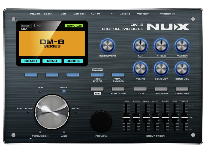 NUX DM-8 batteria elettronica professionale