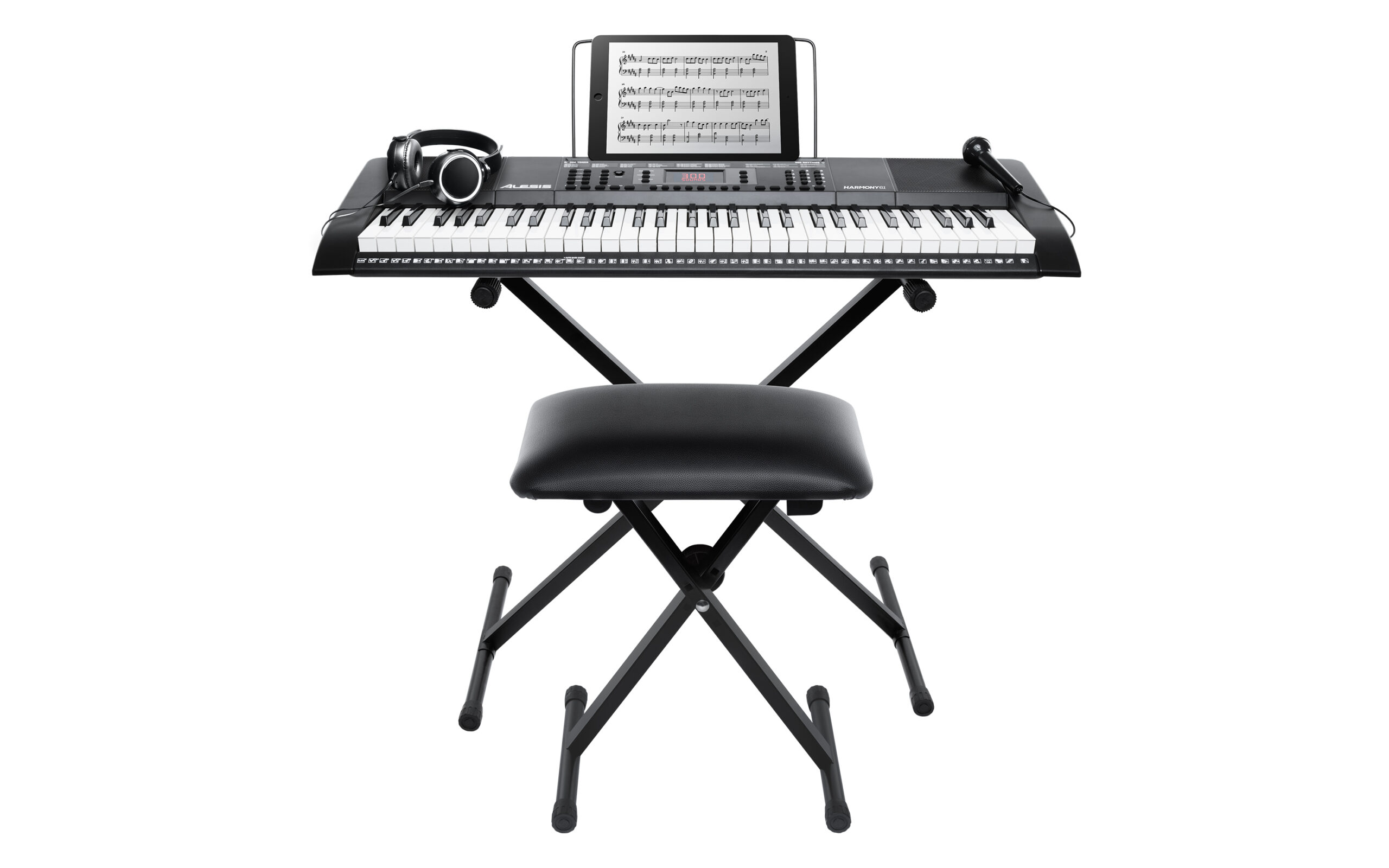 Alesis Harmony 61 MKII tastiera 61 tasti con stand e panca