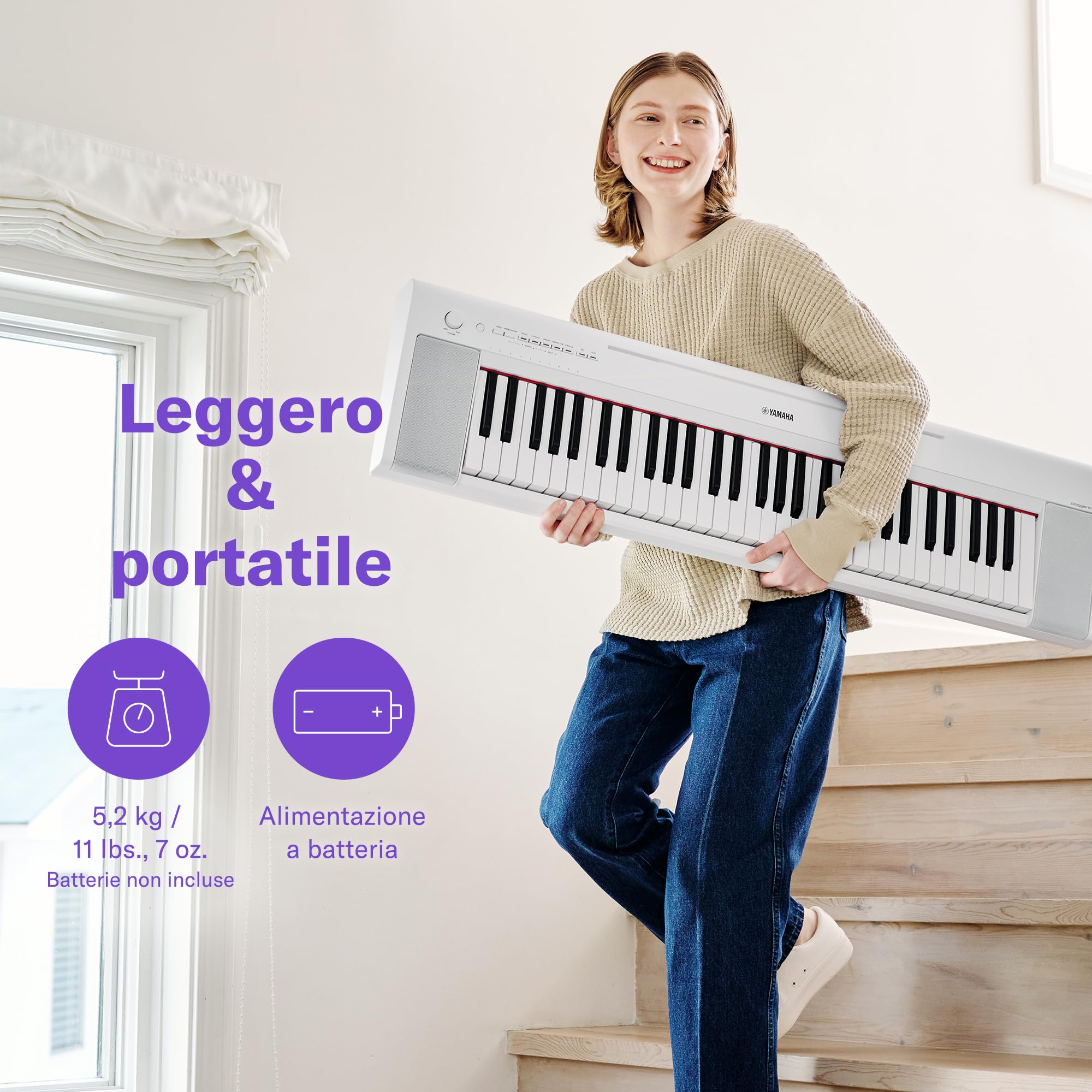 Yamaha NP-15B tastiera digitale 61 tasti nero 15 voci
