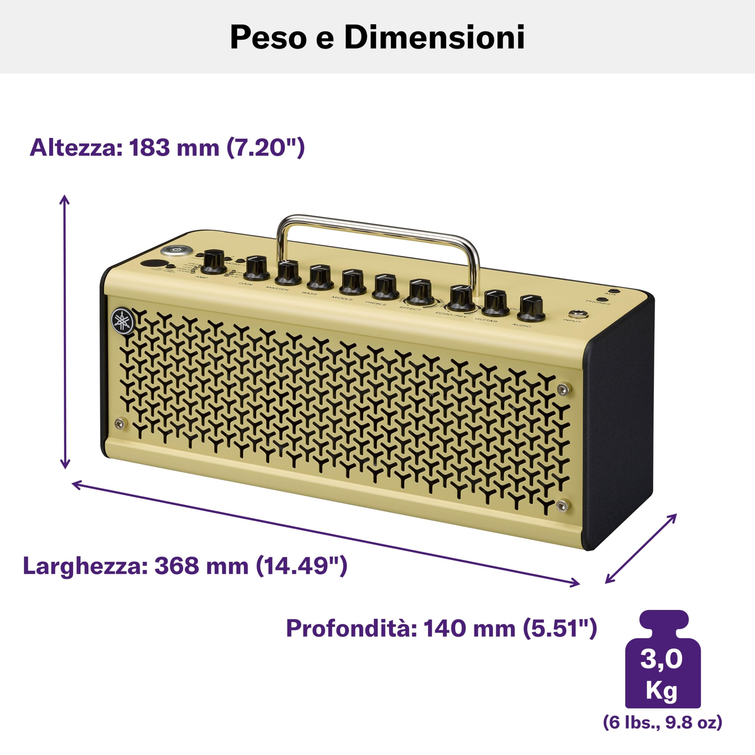 Yamaha THR10II amplificatore chitarra 20W bluetooth